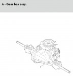 Stihl T2-CHBF-2X3C-17X1 Gear Box Hydro-Gear T2 Spare Parts